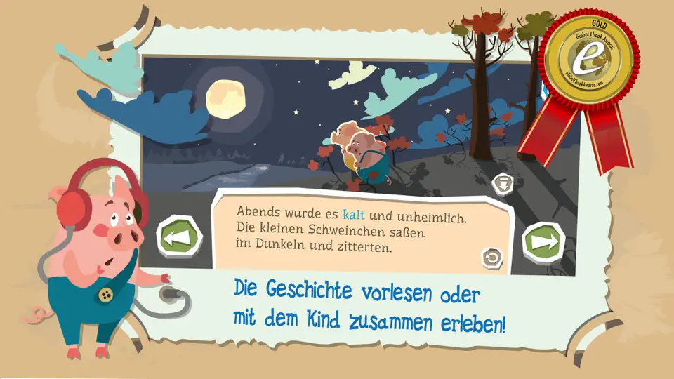 Screenshot von Three Little Pigs Vs The Wolf auf dem iPhone 3