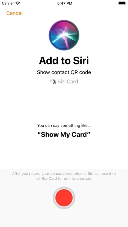 Biz-Card App screenshot-3