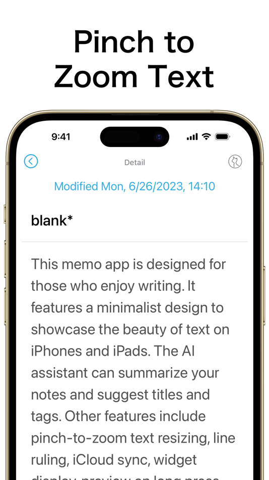 #5. blank* note (iOS) 由: Polylize