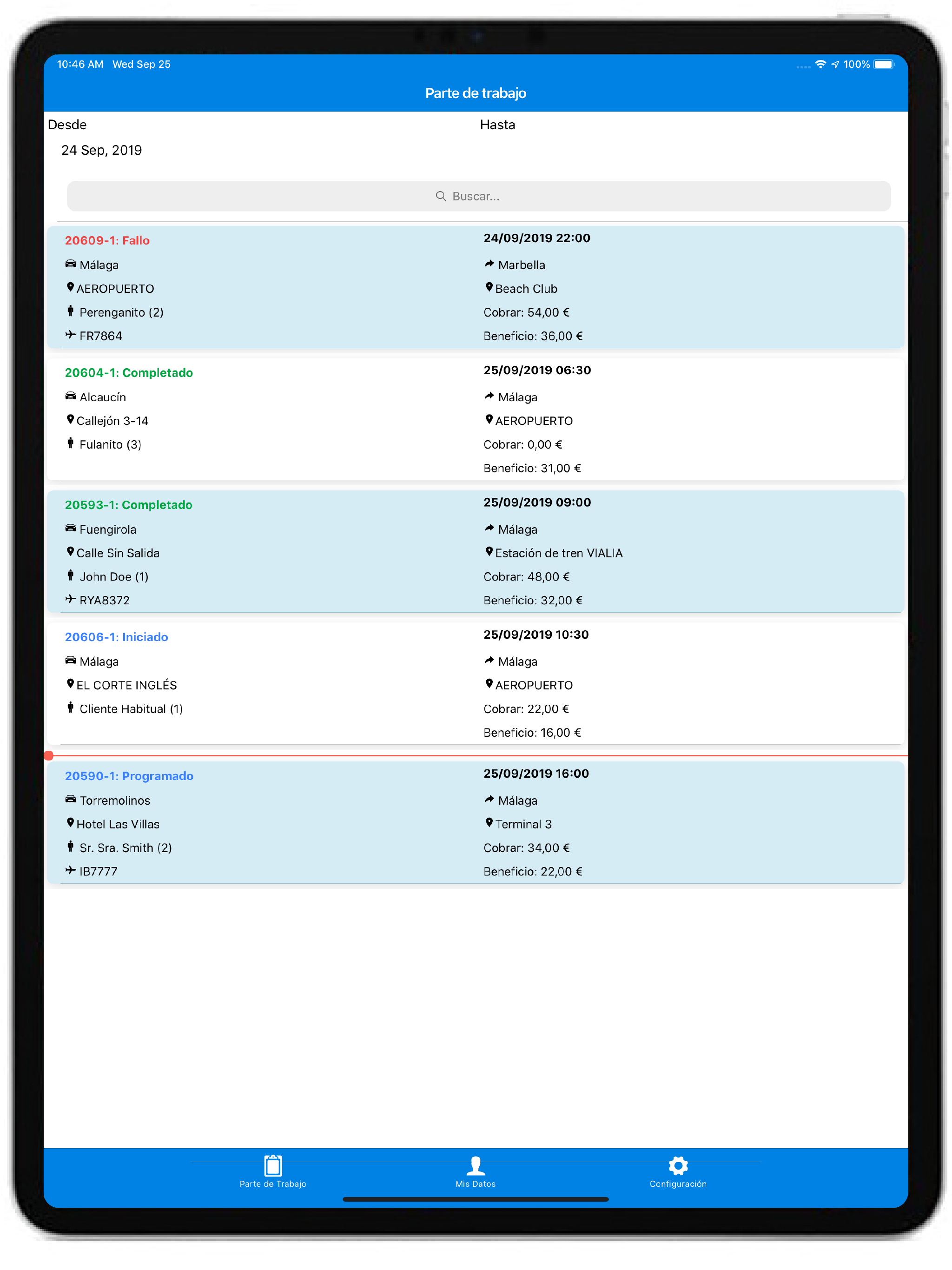 VeoTransfer Conductores VTC screenshot 13