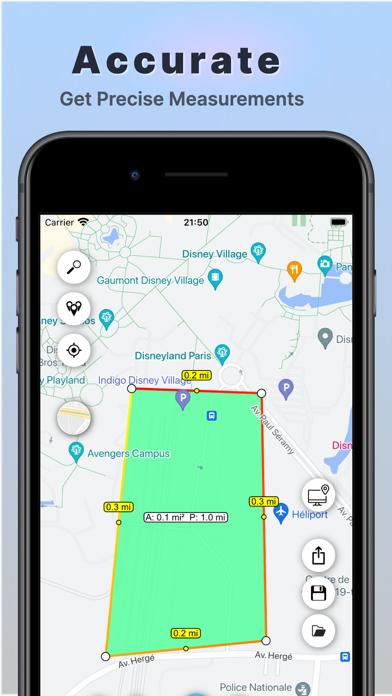 Property Survey GPS Screenshot