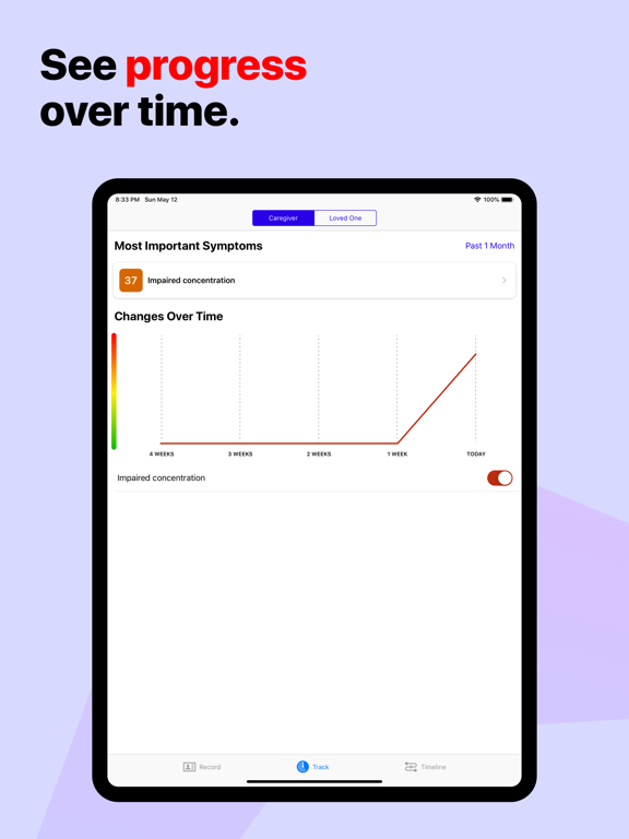 Symptom Tracker | OpenCare iPad screenshot 3 - Health & Fitness app