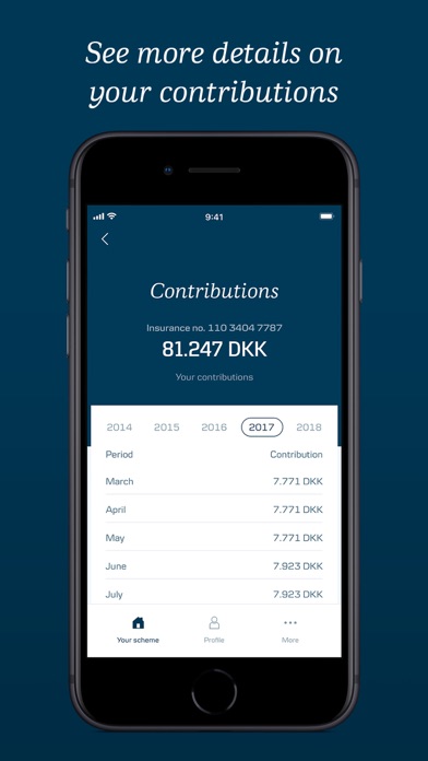 Mobilpension - Danica Pension Screenshot