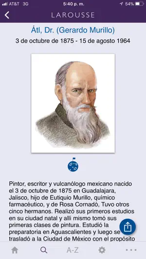 Larousse Biographical screenshot 3