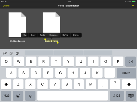 Screenshot #5 pour Voice Teleprompter Lite