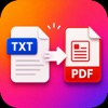 TXT file to PDF converter. icon