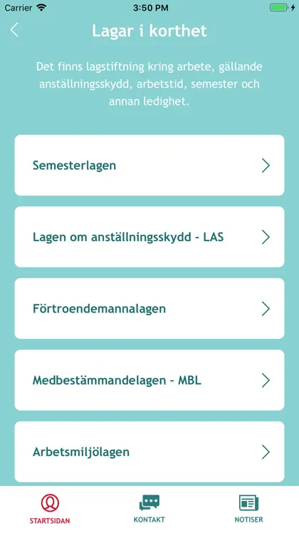 Screenshot 4 di 5 di Kommunal Mina sidor