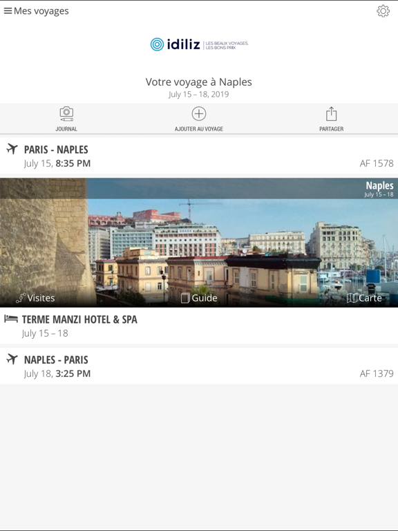 Screenshot #5 pour Idiliz beaux voyages, bon prix