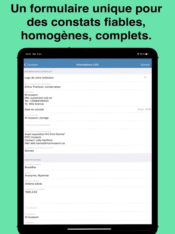 Screenshot #5 pour Horus Condition Report Pro