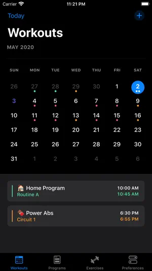 Workout: Gym & Strength Log screenshot 1