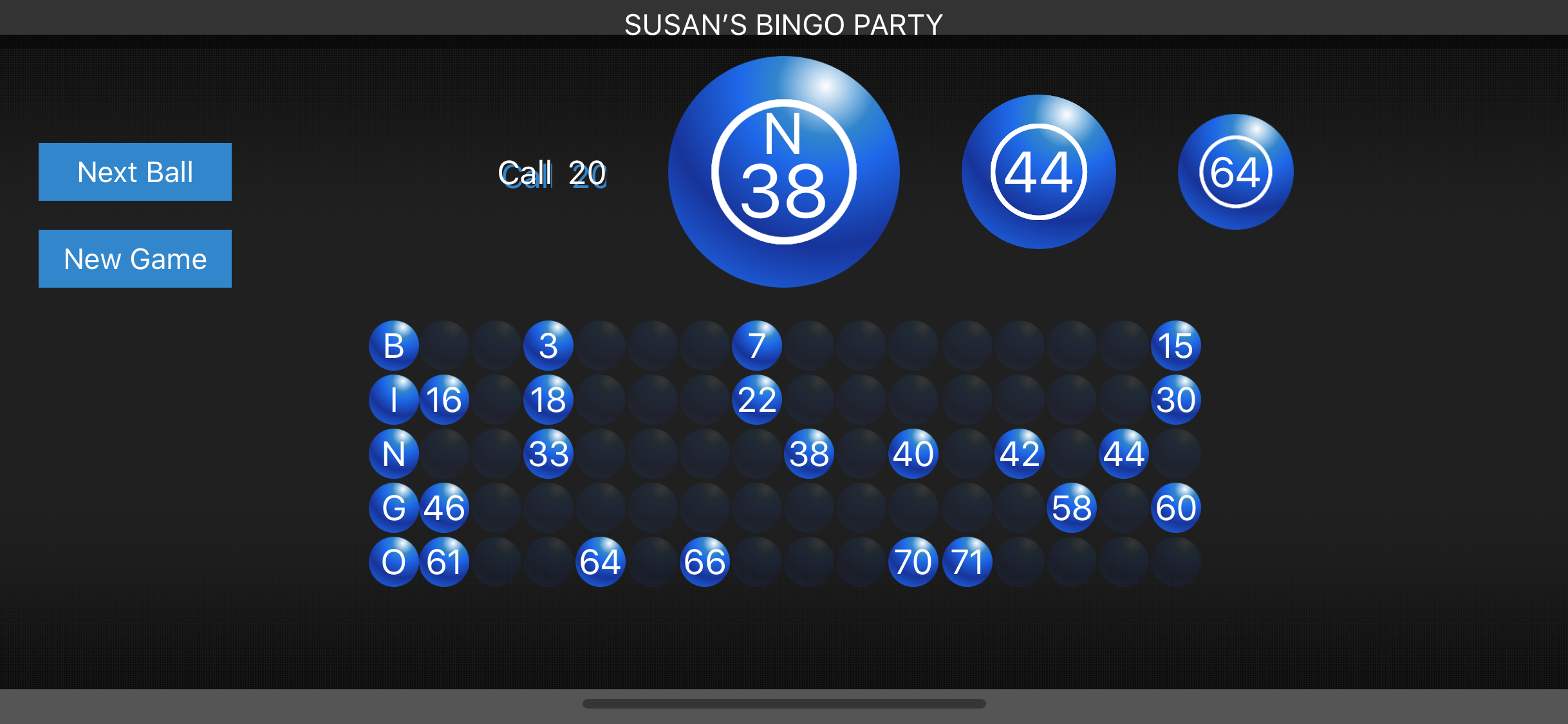 Bingo Caller Machine