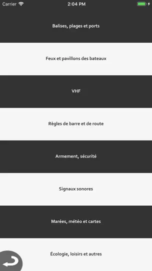 Capture d'écran de Examen Permis Bateau - Côtier sur iPhone 6