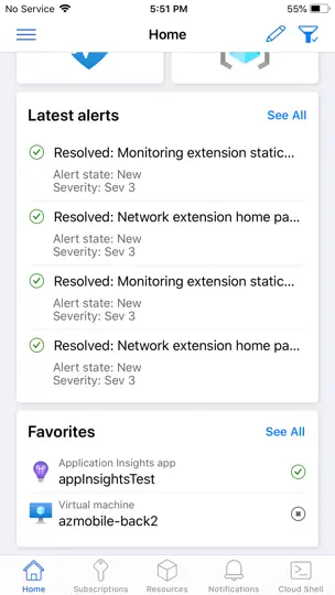 Microsoft Azure iPhone Screenshot 2