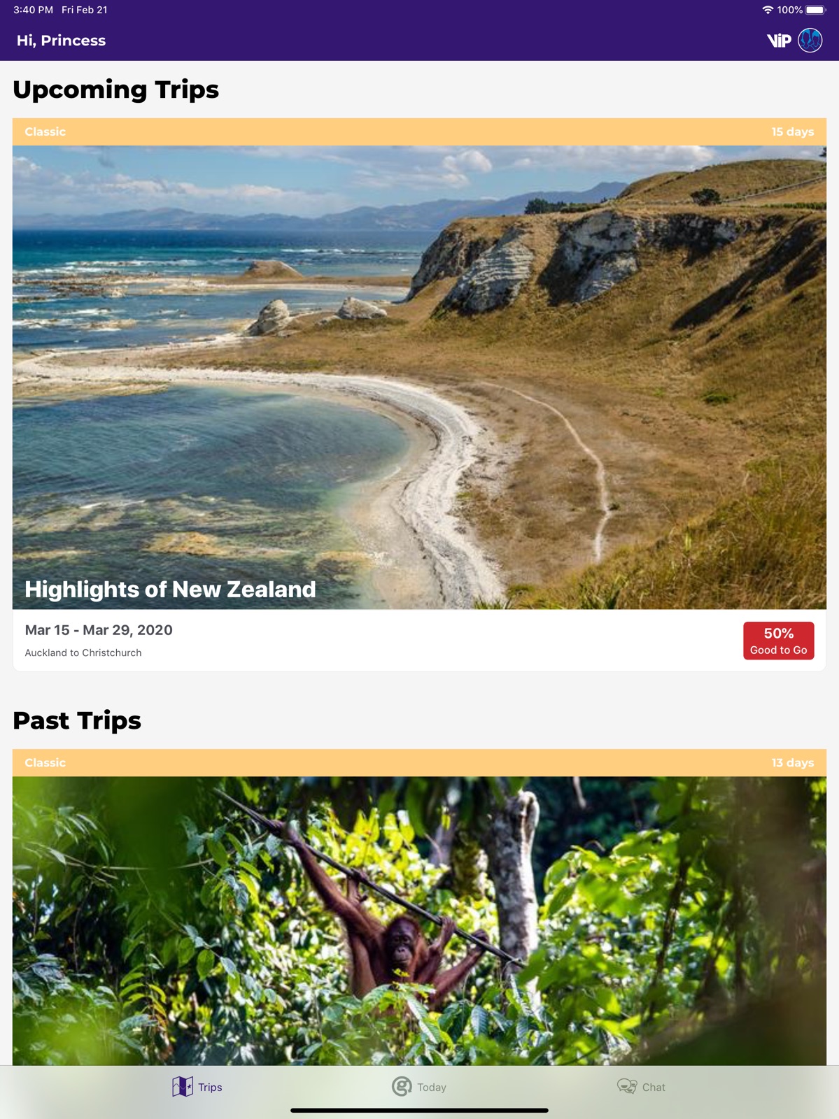 G Adventures ipad screenshot 1