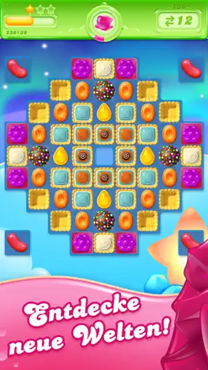 Screenshot von Candy Crush Jelly Saga auf dem iPhone 5