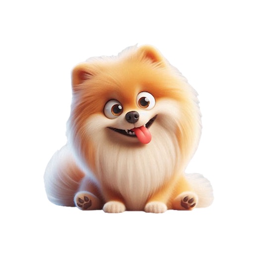 Goofy Pomeranian Stickers icon