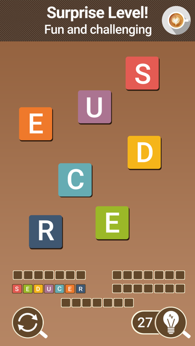 AnagrApp Cup - Word Brain Game Screenshot