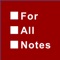 Forallnotes is an app used for data collection using questionnaires, maps, and safe transfer of data files