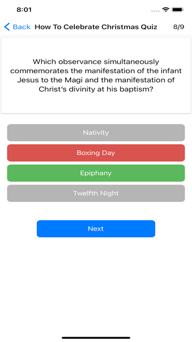 Christmas Games Quiz 2024 Screenshot