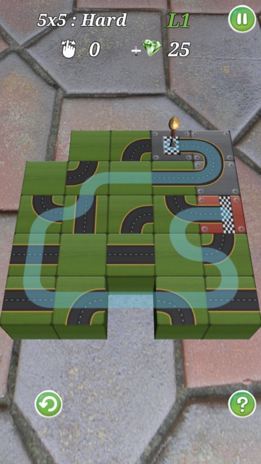 #2. Run - Slide Puzzle 3D (iOS) Podle: ZIROTEK Corp.