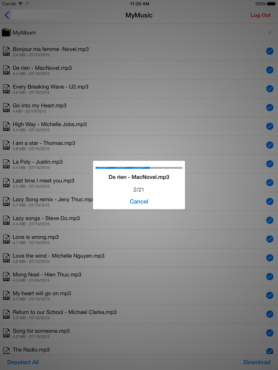 iPad screenshot