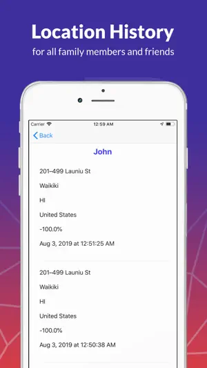 OneLocator: GPS family safety screenshot 2