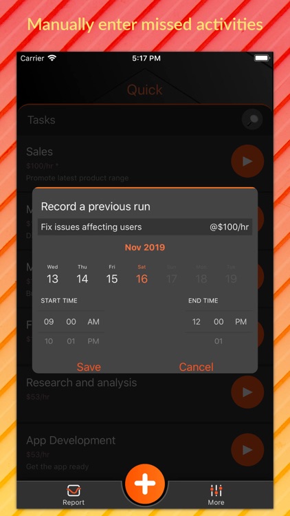 Time tracking offline - Quick screenshot-4
