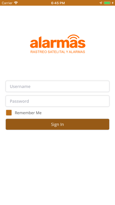 Alarmas Py iPhone screenshot 1 - Navigation app