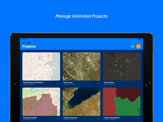 Touch GIS iPad screenshot 7 - Productivity app