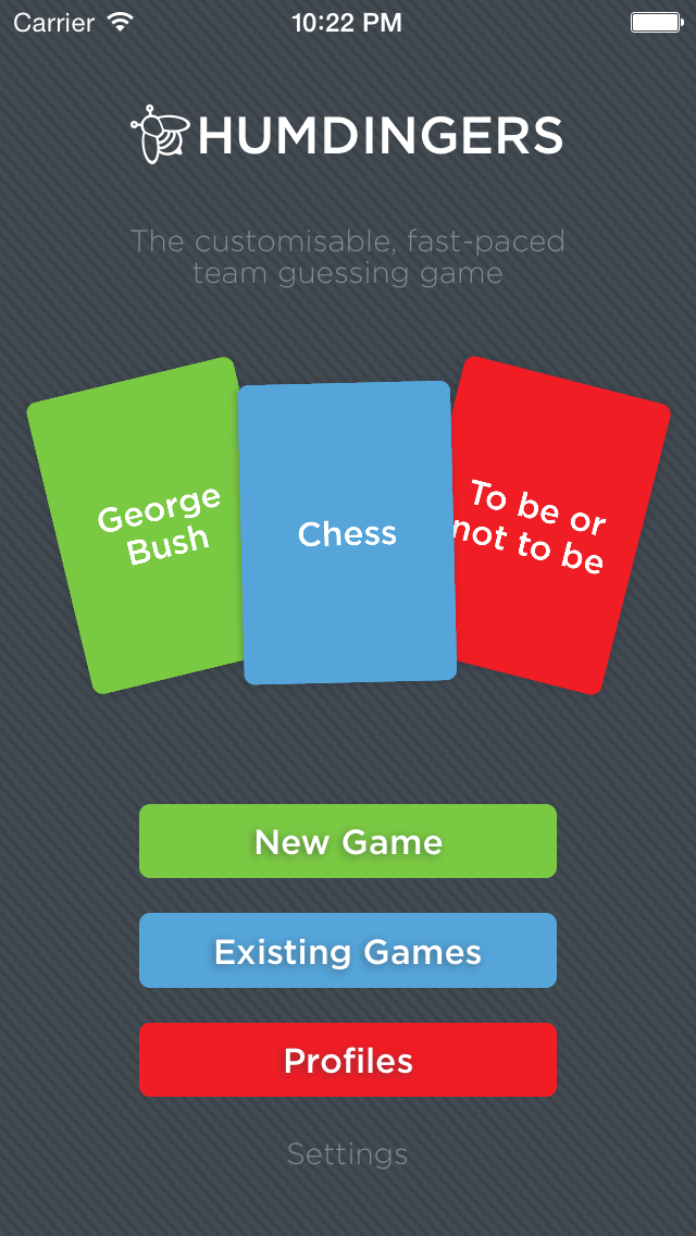 Humdingers - Group Party Game app screenshot