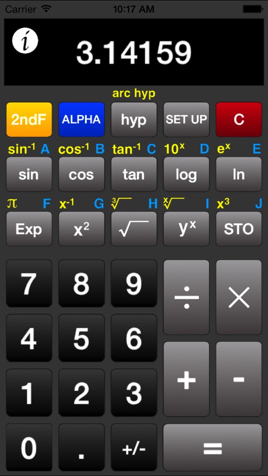 #2. ACalc - Scientific Calculator (iOS) 由: Netviking AB