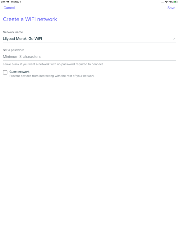 Meraki Go iPad screenshot 6 - Business app