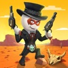 Cowboy sniper: Western gun icon