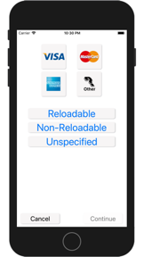 Prepaid Credit Card Balances screenshot