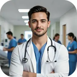AI Doctor Suit Photo Montage app icon