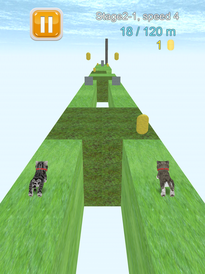 #2. Cat Run - kitten running game (iOS) Bởi: Tomoichi Miyata