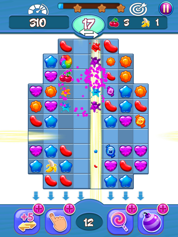 Jelly Crush - Match 3 Puzzles iPad screenshot