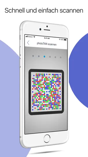 Screenshot von Deutsche Bank PhotoTAN auf dem iPhone 4