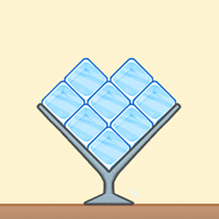 Falling Ice Cubes