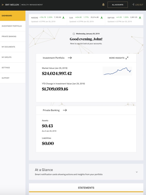 Screenshot #4 pour BNY Wealth Online