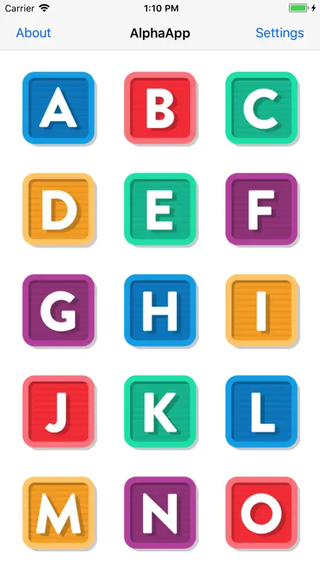 AlphaApp - Learn the Alphabet screenshot 1 of 3