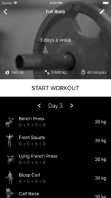 Barbell Workout at Home & Gym screenshot