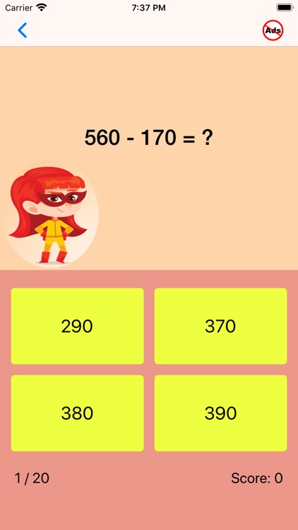 Third Grade Math Quiz