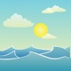 Beach Tides & Marine Weather app icon - Weather app for iPhone