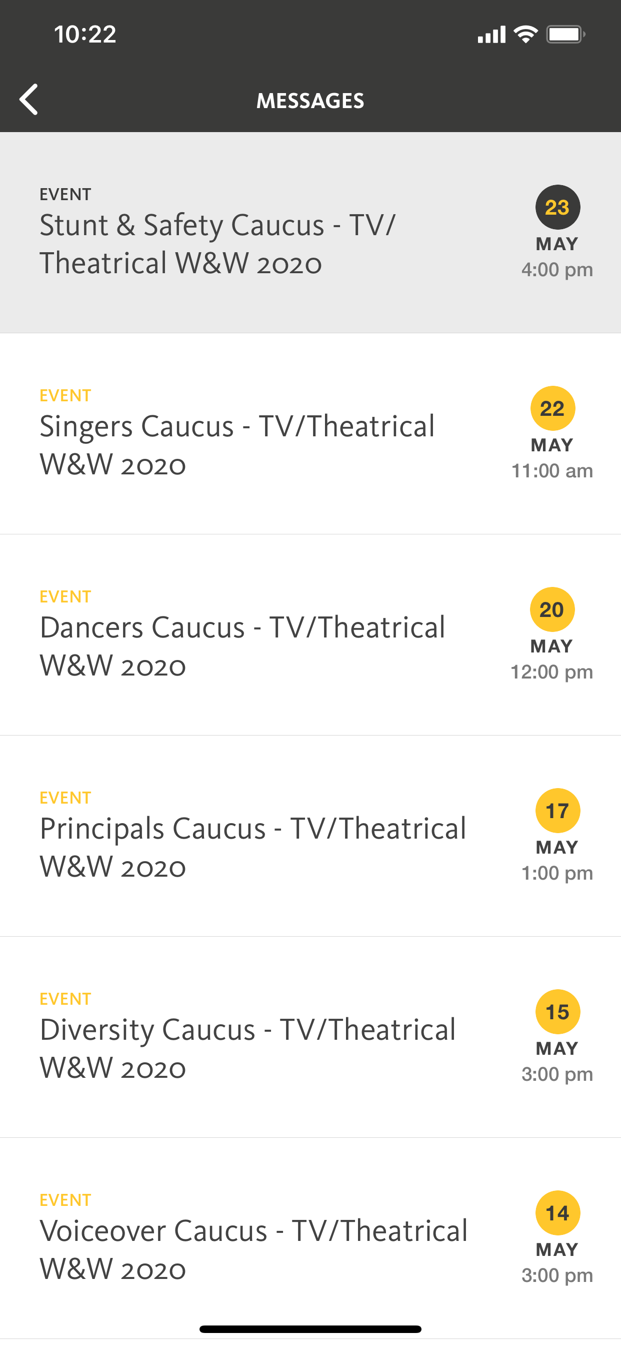 SAG-AFTRA Member App screenshot 2