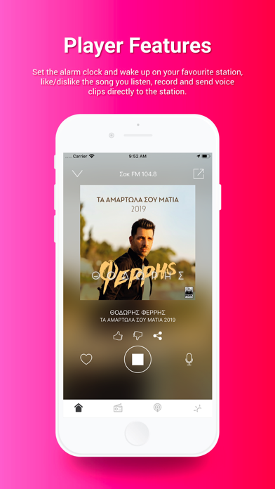 La La La Radio iPhone screenshot 4 - Music app