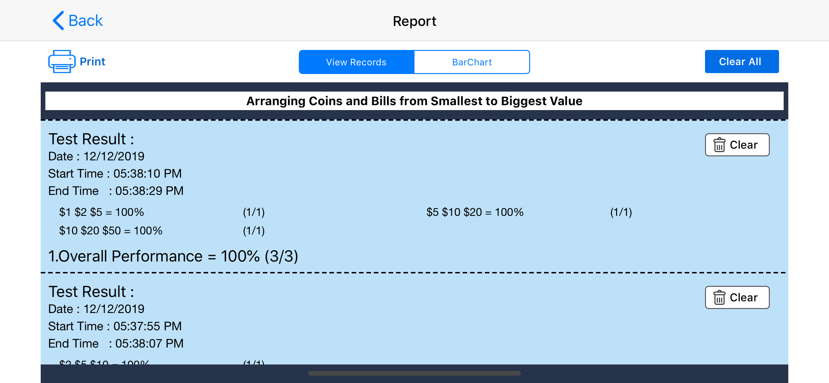 Arranging Coins and Bills CAD screenshot 9