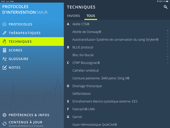 Smur Bmpm iPad screenshot 5 - Medical app