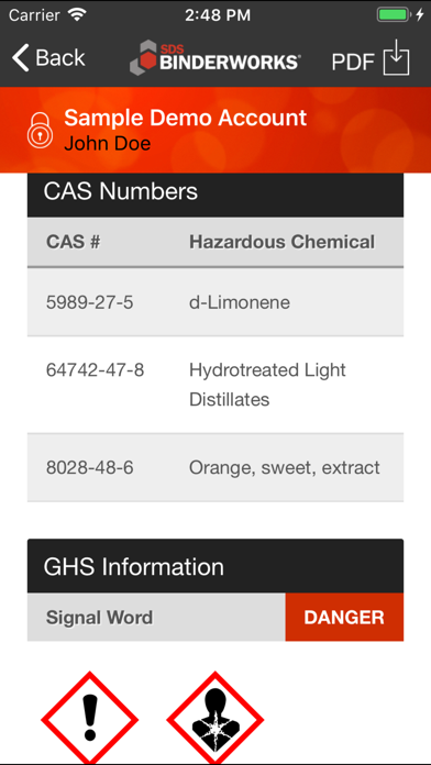 Screenshot #2 pour SDS BinderWorks Mobile Phone