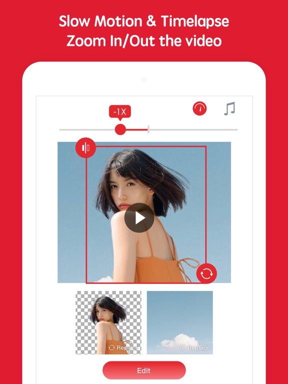 Erase&Change Video Background iPad screenshot 5 - Photo & Video app